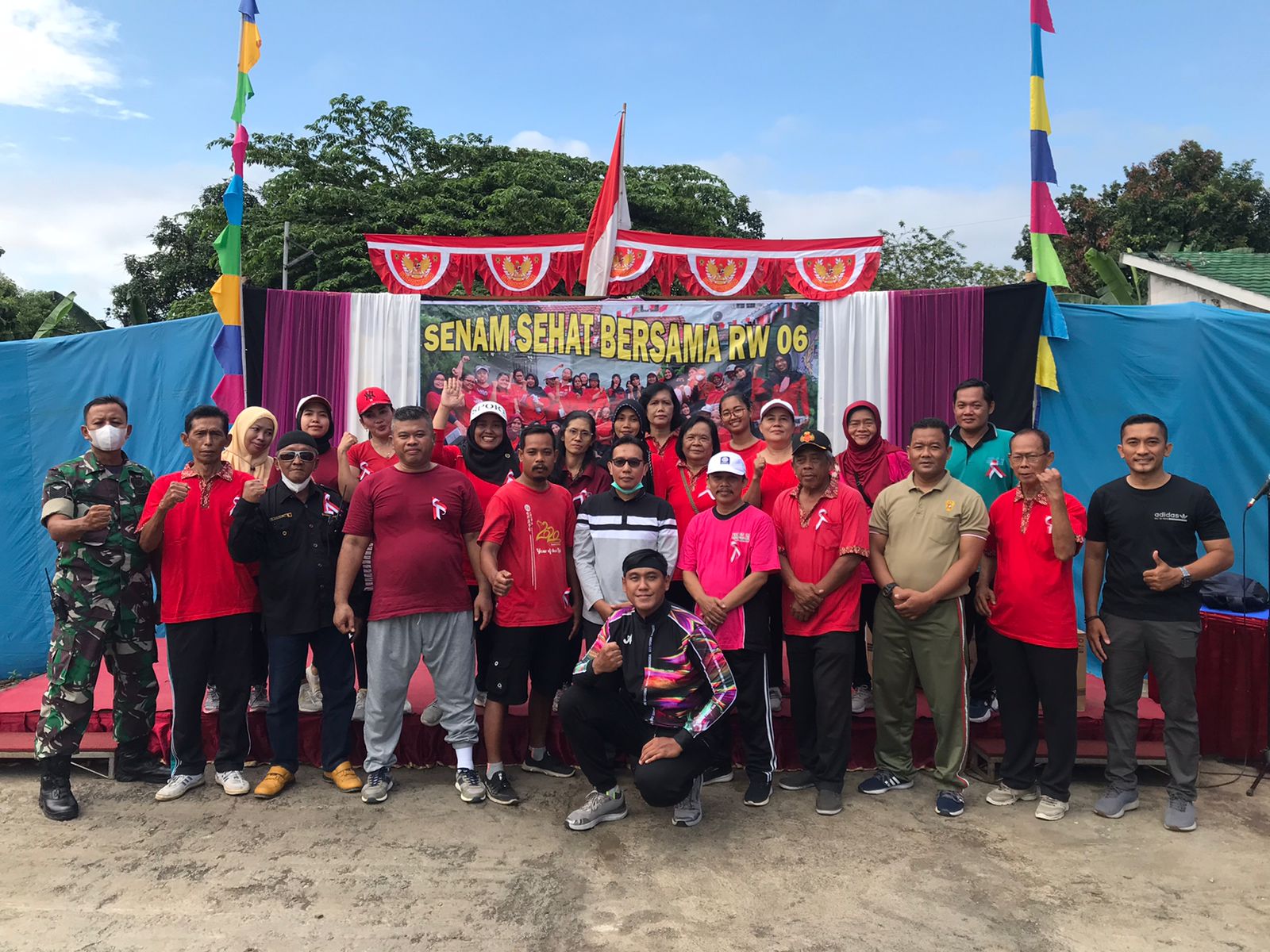 Senam Sehat bersama RW 6 Kelurahan Pakuncen